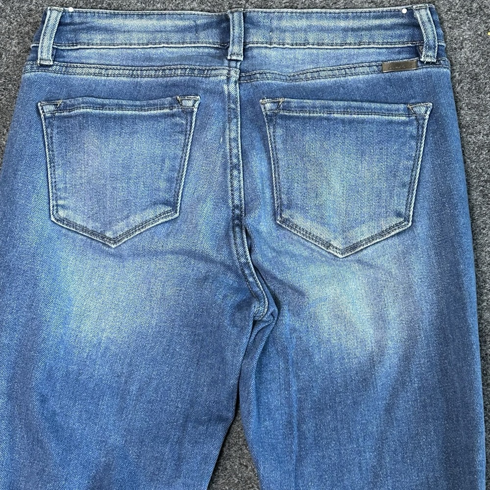 Kancan Mid-Rise Distressed Skinny Jeans | Women's Size 7/27 - Picture 6 of 12